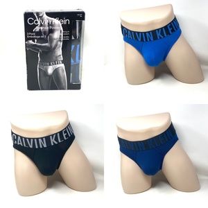 Calvin Klein Men Underwear 3 Pack Intense Power Hip Brief Slip Cotton NB2595920